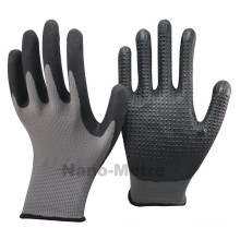 NMSAFETY Gants en nitrile / Nylon Gant nitrile en mousse micro avec points sur la paume